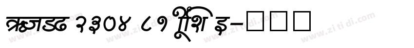 GOST 2304 81 type B字体转换